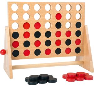 small foot Wooden pisher 4 in a row