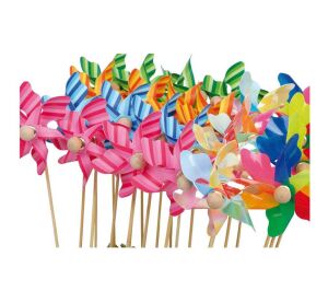 small foot Wooden windmill for children 1 piece