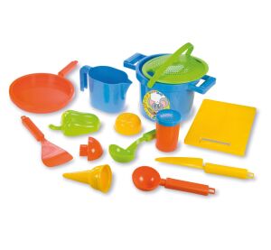 Lena Plastic Sand Dish Set 14 pieces