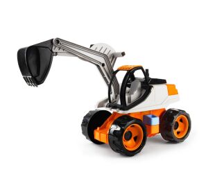 Lena GIGA TRUCKS Excavator Orange-Beige, Decorative Cardboard