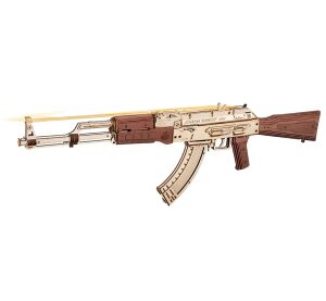 RoboTime 3D Wooden Mechanical Jigsaw Assault Rifle AK-47