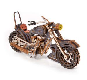 Little Story 3D Wooden Puzzle Yankee Chopper gray