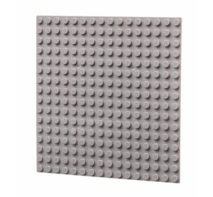 L-W Toys Base plate 16x16 light grey