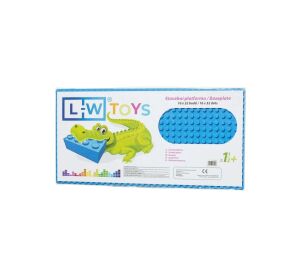L-W Toys Building mat - JUNIOR 16x32 points blue