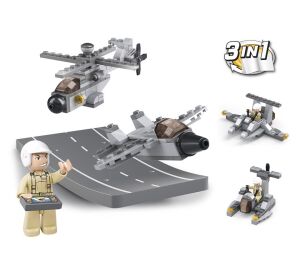 Sluban Army 9into1 M38-B0537H Army drones 3in1