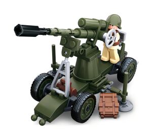 Sluban WWII M38-B0678C 4into1 Anti-aircraft gun