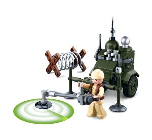 Sluban WWII M38-B0678D 4into1 Mine Detector