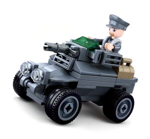Sluban Army WW2 M38-B0680C Armoured Vehicle