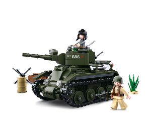 Sluban WWII M38-B0686 Soviet tank BT7