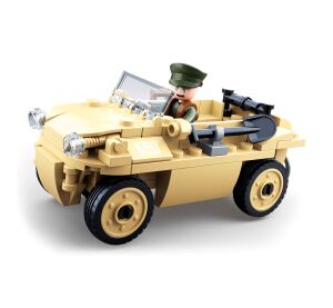 Sluban WWII M38-B0690 German amphibious vehicle Schwimmwagen