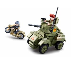 Sluban WWII M38-B0710 Small Armoured Personnel Carrier