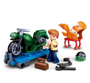 Sluban Town Motorcycles M38-B0717C Motorcycle repairman