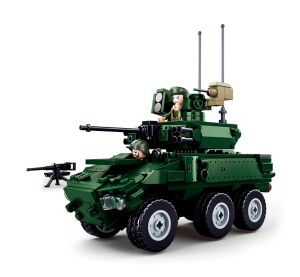 Sluban Model Bricks M38-B0753 Armoured Fighting Vehicle 6x6 EBRC Jaguar