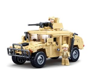 Sluban Army Model Bricks M38-B0837 Hummer off road combat