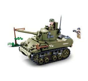 Sluban Army WW2 M38-B0856 Small Allied Tank