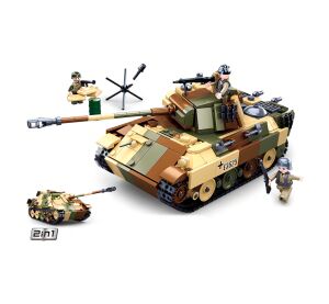Sluban Army N38-B0859 Masked tank medium 2in1