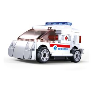 Sluban Power Bricks M38-B0916F Stretch Car Ambulance