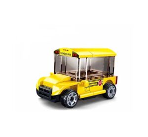 Sluban Power Bricks M38-B0933E Retractable School Bus