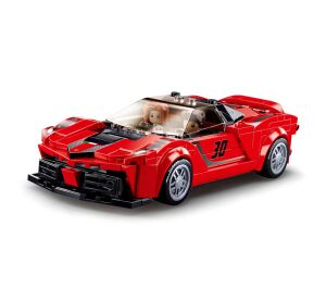Sluban Models M38-B0955 Red Italian sports car