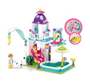 Sluban Girls Dream M38-B0971 Pool house with slide