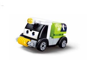 Sluban Power Bricks M38-B1072D Wind-up car with eyes Green tanker