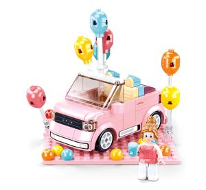 Sluban Girls Dream Mini Handcraft M38-B1086 Qmini Pink Convertible