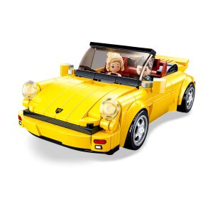 Sluban ModelBricks M38-B1097 German Yellow Sports Car