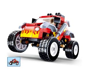 Sluban Town M38-B1105 Red off-road vehicle