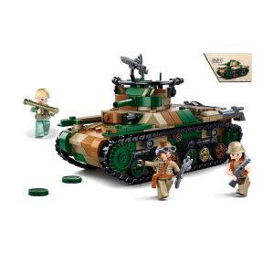 Sluban WWII M38-B1107 Japanese Medium Tank Type 97 2in1