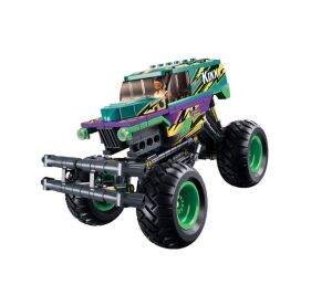 Sluban Power Bricks M38-B1161 Bigfoot Green-Purple Speed Kixx