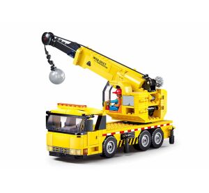 Sluban Town M38-B1195 Crane with wrecking ball