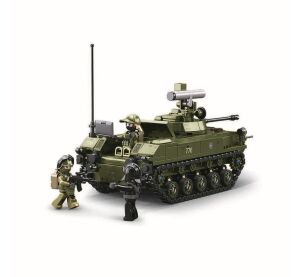 Sluban Model Bricks M38-B1250 BMD-2S Tank in 1:35 scale