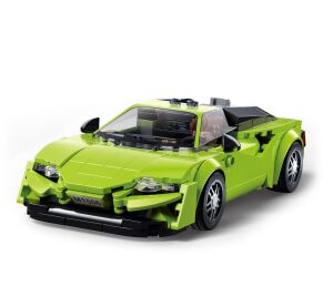 Sluban Model Bricks M38-B1506 Green Sports Car 1:32 Scale