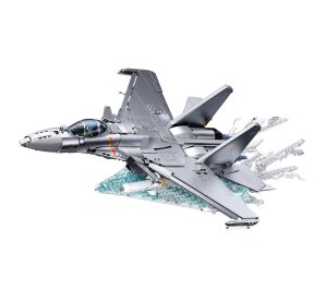 Sluban Model Bricks M38-B1597 J-15 Fighter Aircraft in 1:44 Scale