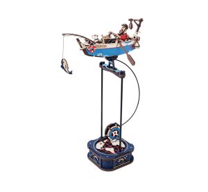 RoboTime 3D mechanical puzzle Fishing boat with pendulum