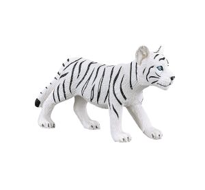 Mojo White Bengal tiger cub standing