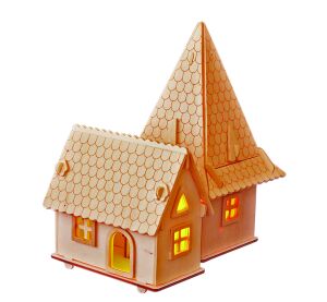 Woodcraft Wooden 3D Puzzle European Villa D