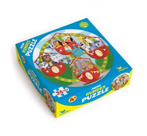 Magellan Round Puzzle Animals on a Ferris Wheel