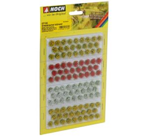 Noch Grass clump flowering set 104 pcs