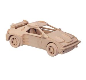 Woodcraft Wooden 3D puzzle Ferrari large