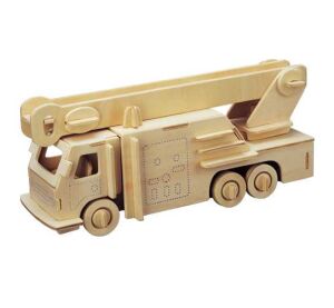 Woodcraft Wooden 3D puzzle firefighters