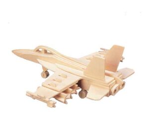 Woodcraft Wooden 3D Fighter Puzzle