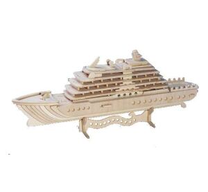 Woodcraft Wooden 3D Puzzle Luxury Yacht