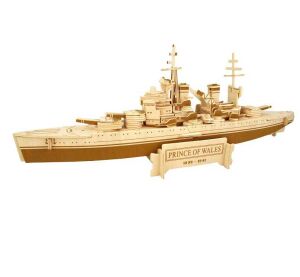 Woodcraft Wooden 3D Puzzle Battleship Prince of Wales