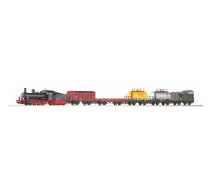 Piko Starter Set Freight train with steam locomotive BR 55 (G 7.1) DB III - 57123