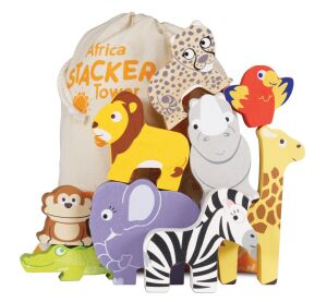 Le Toy Van Petilou Folding Tower Africa 9 pieces