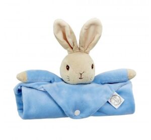 Rainbow Plush Blanket Rabbit Peter