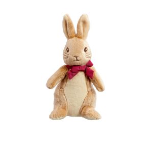 Rainbow Plush Rabbit Flopsy with bow small