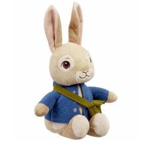 Rainbow Plush Talking Rabbit Peter with replaceable batteries