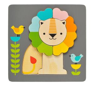 Petit Collage Wooden Puzzle Lion